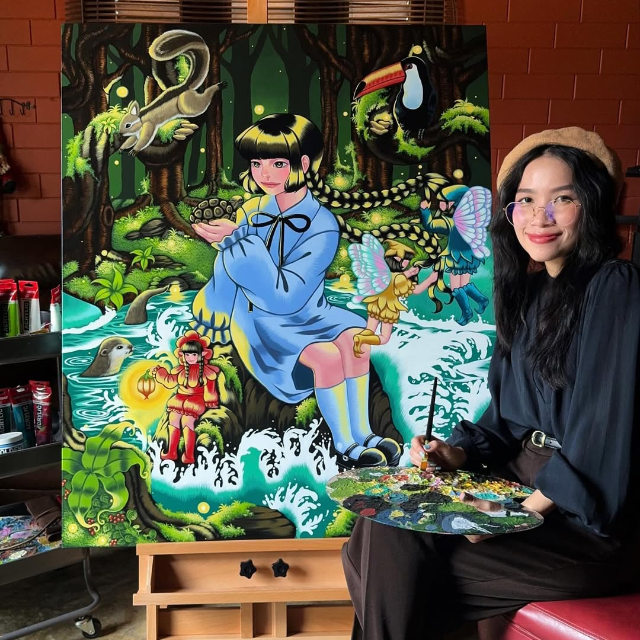 nantagan.art NANTAGAN MATPIBOON Thai artist https://www.instagram.com/nantagan.art/